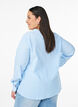 Gestreifte Bluse mit Bindedetail, Blau, Model image number 2