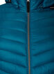 Leichte Jacke mit Taschen und abnehmbarer Kapuze, Petrol, Packshot image number 2