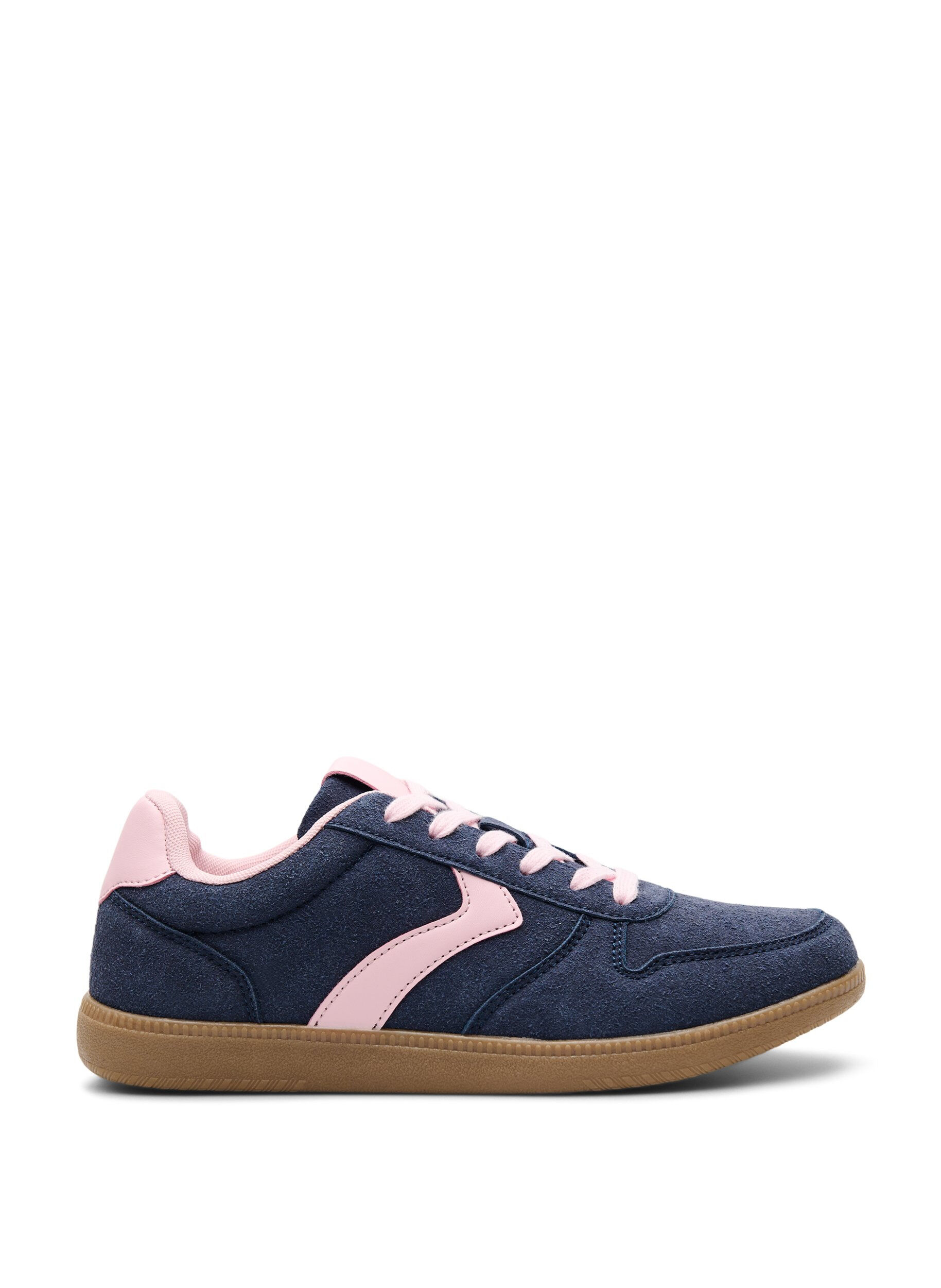 Sneaker aus Wildlederimitat