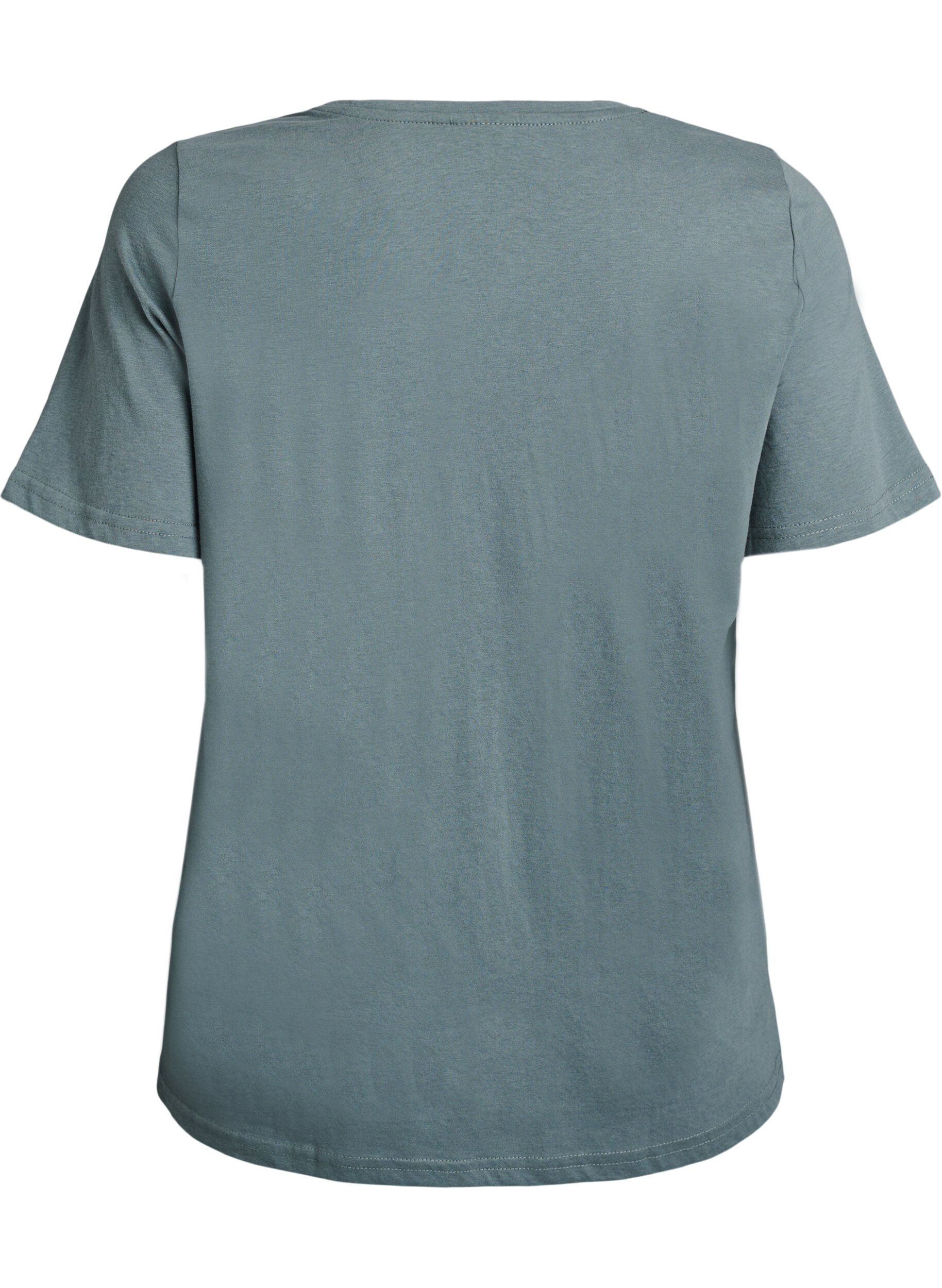 ZizziT-Shirt mit Print, Gr&uuml;n, Packshot image number 1