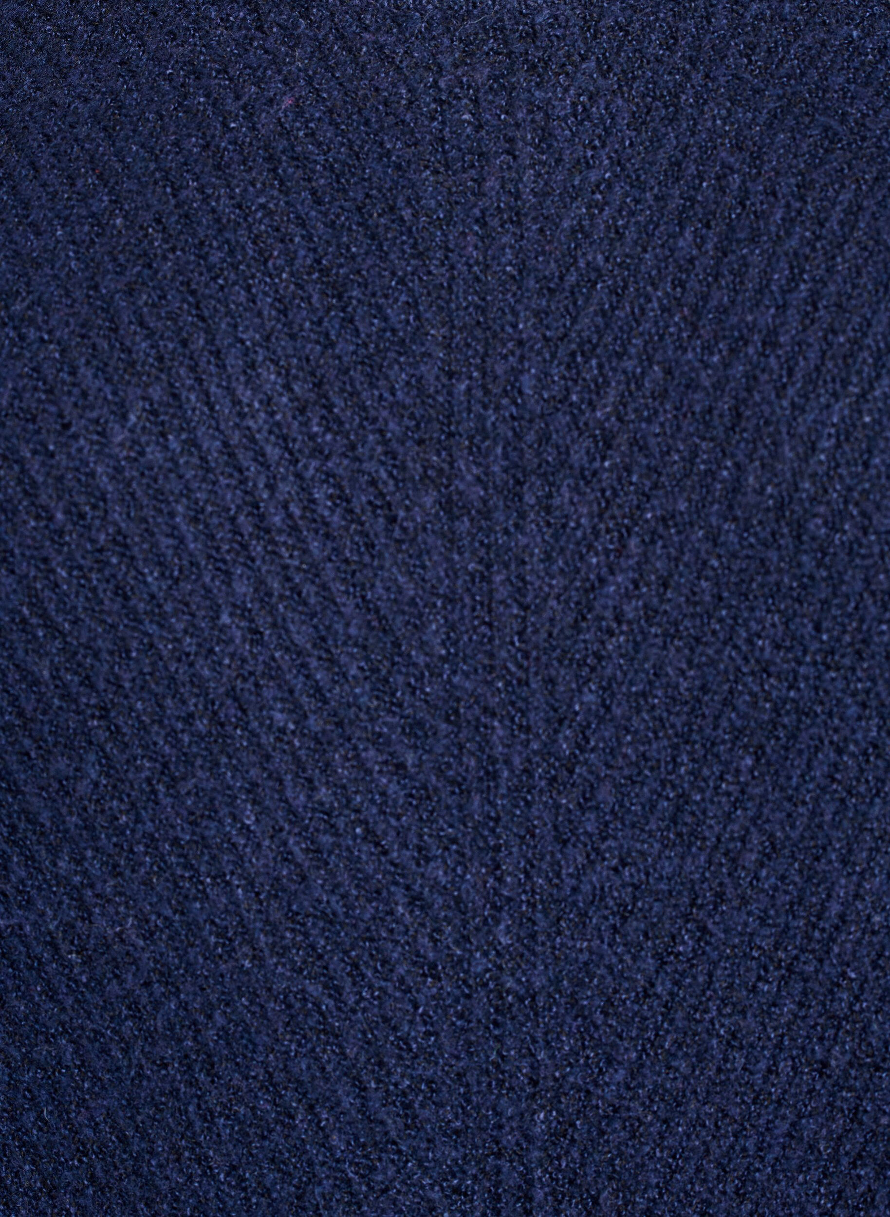 Zizzi Strickpullover mit diagonalem Muster und Raglan&auml;rmeln, Blau, Packshot image number 2