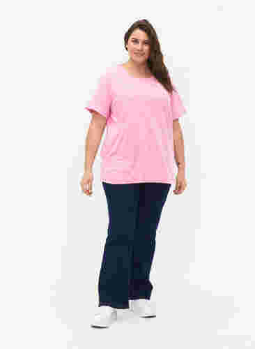 FLASH - T-Shirt mit Rundhalsausschnitt, Begonia Pink, Model image number 2
