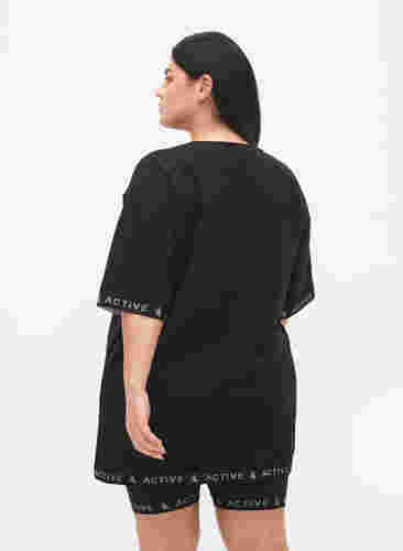 Sweatshirt mit 1/2 Ärmeln, Black, Model image number 1