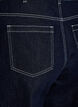 Jeans in weiter Passform mit breitem Umschlag und Kontrastn&auml;hten, Blau, Packshot image number 3