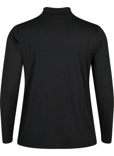 FLASH - Langärmelige Bluse mit Rollkragen, Black, Packshot image number 1