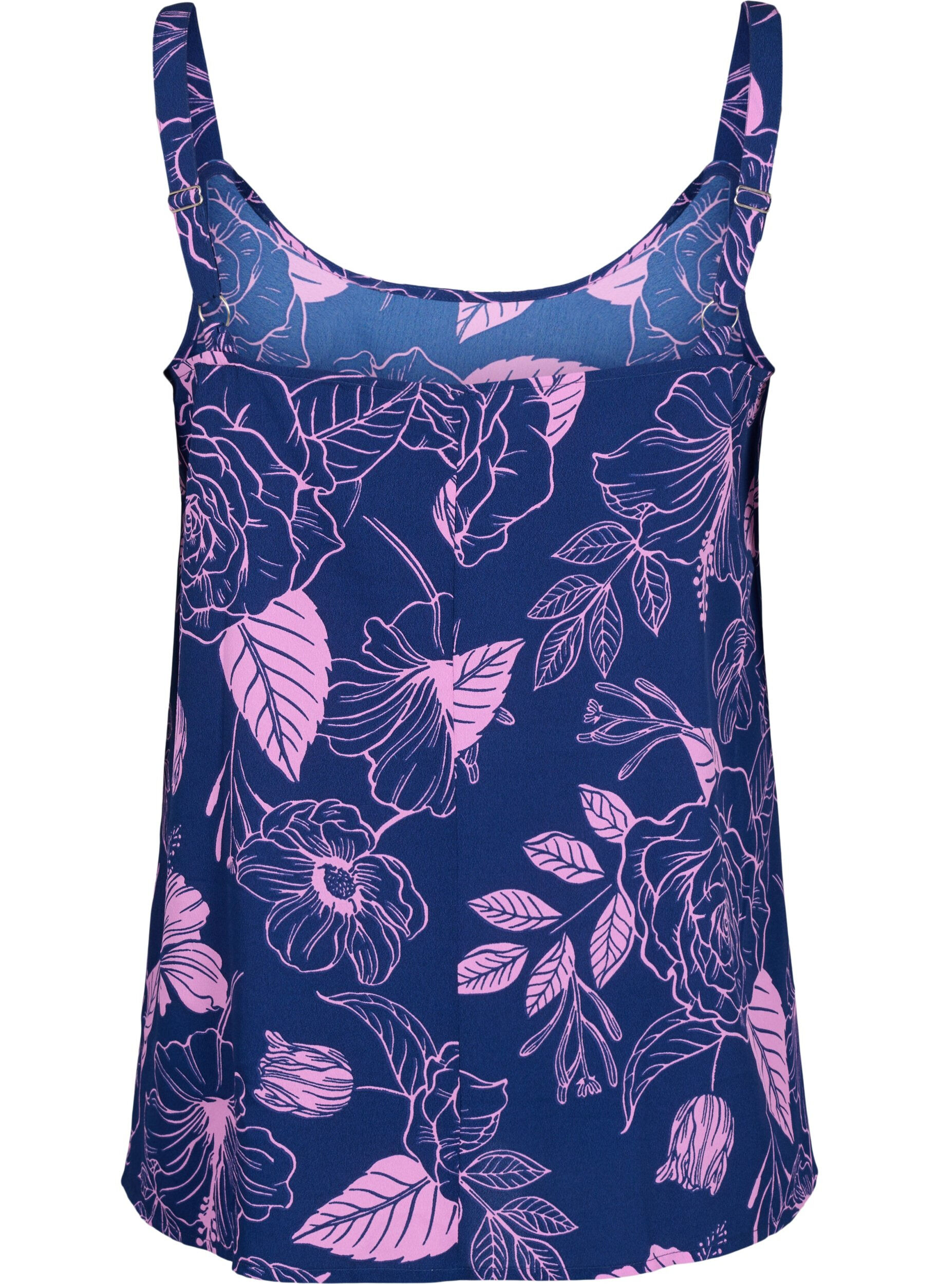 Zizzi FLASH - Top mit Print, Medieval Blue Flower, Packshot image number 1