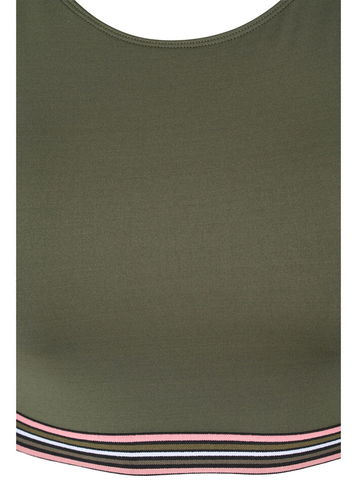 Weicher BH mit verstellbaren Trägern, Grün, Packshot image number 2