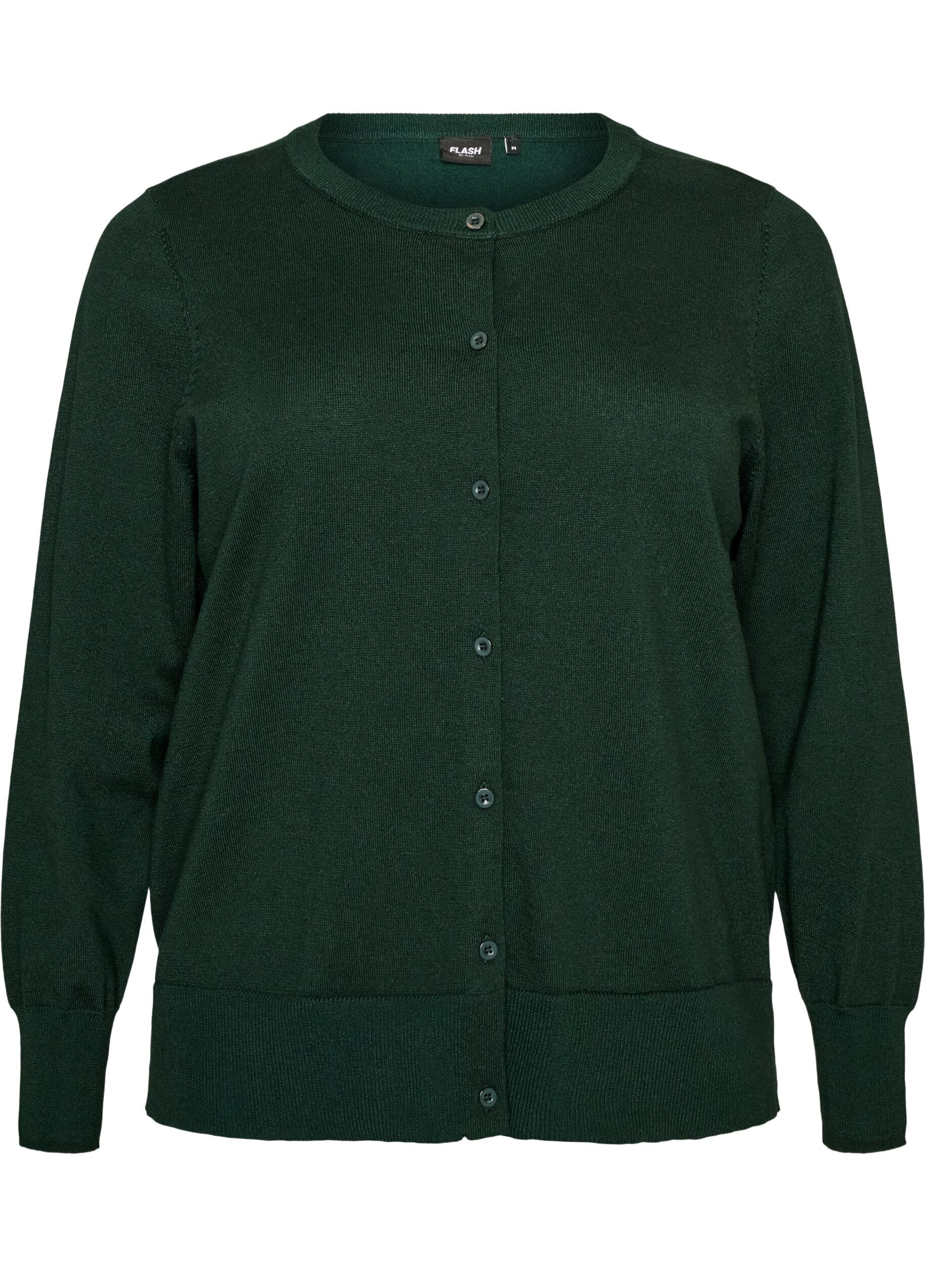 FLASH - Cardigan aus Feinstrick mit Rundhalsausschnitt