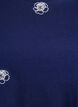 T-Shirt aus Bio-Baumwolle mit aufgestickten Motiven, Blau, Packshot image number 2