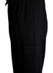 Cargohose aus weichem Sweat-Material, Black, Packshot image number 3