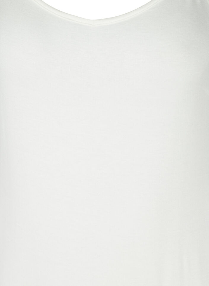 Einfarbiges Unterkleid aus Viskose, Wei&szlig;, Packshot image number 2