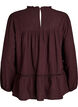Bluse mit Stickerei und Lochstickerei, Dunkles Bordeaux, Packshot image number 1