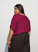 Lockere Bluse mit kurzen &Auml;rmeln, Rot, Model image number 2