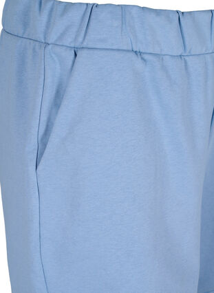 Einfarbige Shorts mit Taschen, Faded Denim, Packshot image number 2