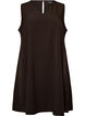 &Auml;rmelloses A-Linien-Kleid mit Nadelstreifen, Braun, Packshot image number 0