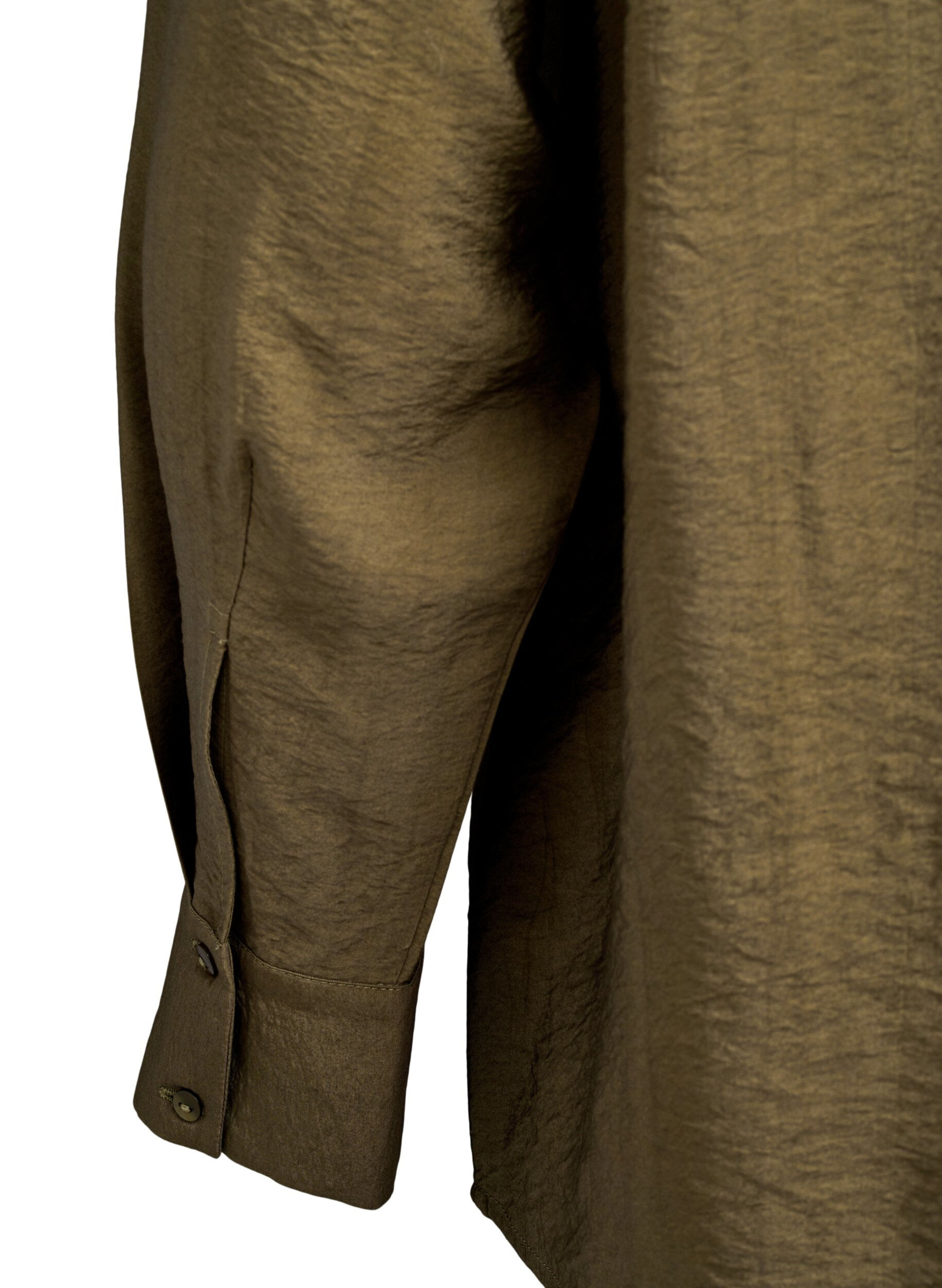 Zizzi Bluse mit Nieten, Gr&uuml;n, Packshot image number 3