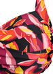 Wattierter Bikini-Oberteil mit Print, Rot, Packshot image number 2