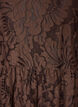 Midikleid aus gebl&uuml;mtem Jacquard, Braun, Packshot image number 2