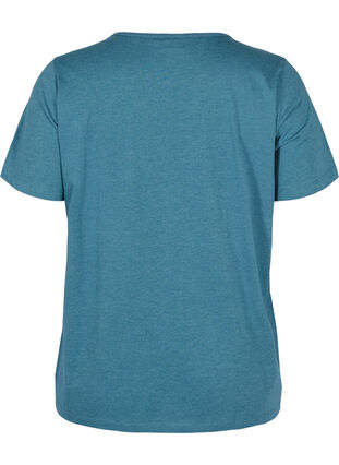 T-Shirt mit Lochstickerei und kurzen Ärmeln, Dragonfly Mel., Packshot image number 1