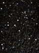Kurzer Rock mit Pailletten, Schwarz, Packshot image number 2