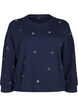 Sweatshirt mit Ösen, Blau, Packshot image number 0