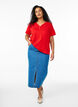 T-Shirt mit Knopfleiste, Rot, Model image number 1
