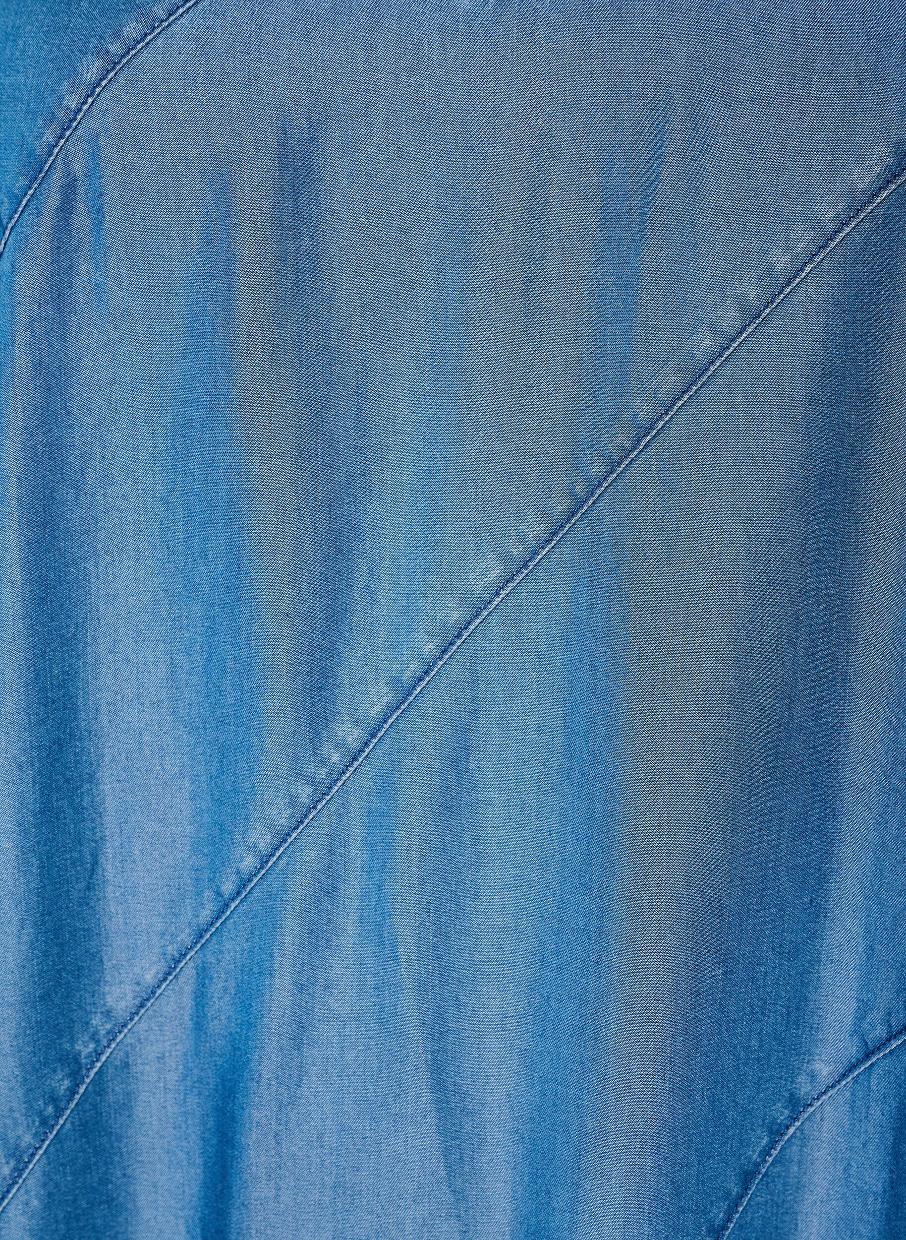 ZizziKleid in Denim-Optik aus TENCEL&trade; Lyocell mit Tr&auml;gern, Blau, Packshot image number 2