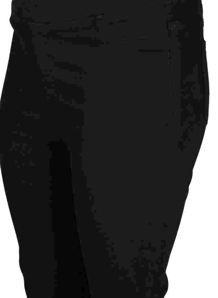 Jeggings aus Baumwollmischung mit Gesäßtaschen, Black, Packshot image number 2