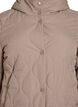 Mittellange Steppjacke mit Kapuze, Braun, Packshot image number 2