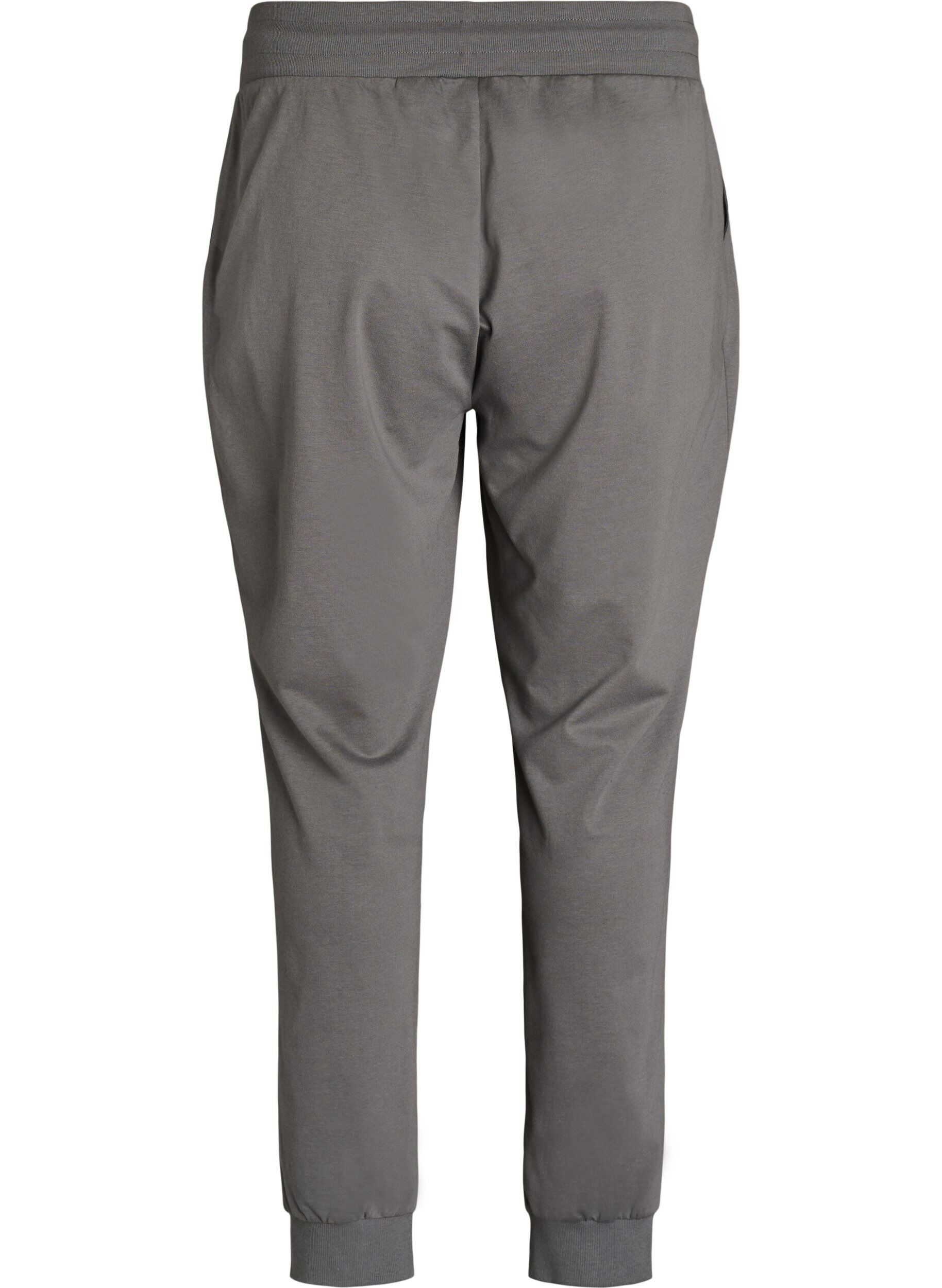 ZizziLockere Trainingshose mit Taschen, Grau, Packshot image number 1
