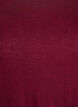 Lang&auml;rmelige Bluse aus Wolle und Viskose, Dunkles Bordeaux, Packshot image number 2