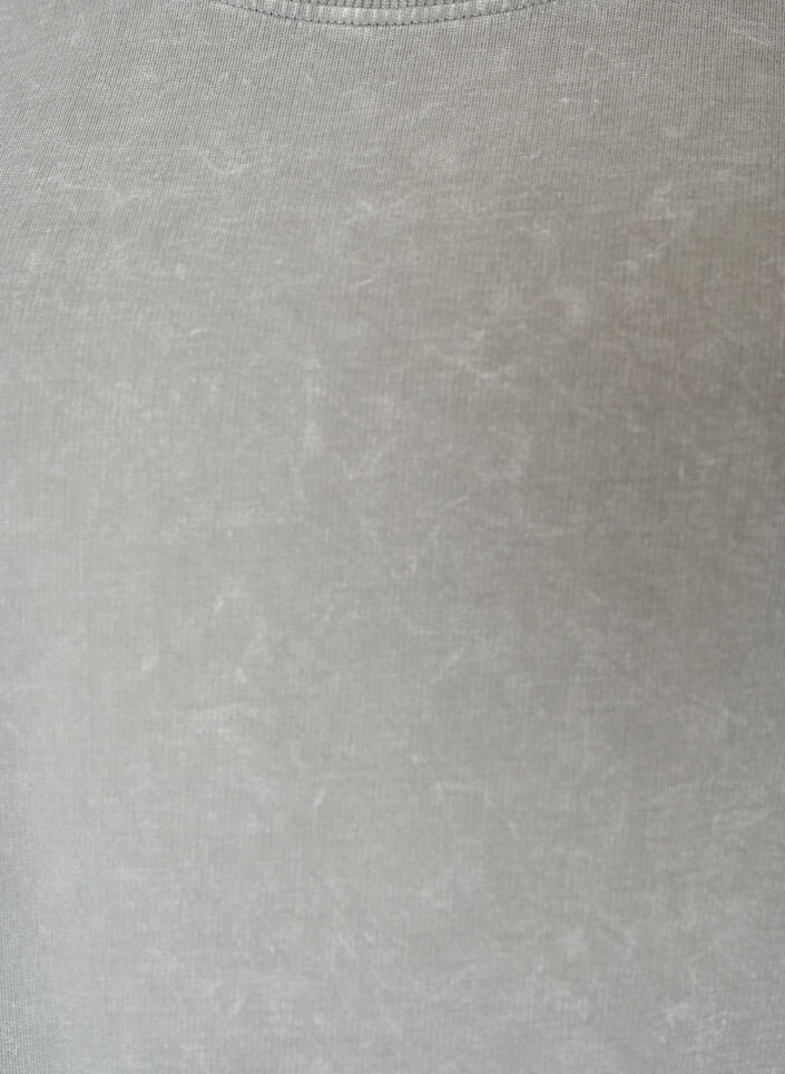 Lockeres T-Shirt-Kleid mit Spitzen, Grau, Packshot image number 2