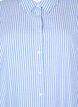 Langes gestreiftes Baumwollhemd, Light Blue Stripe, Packshot image number 2