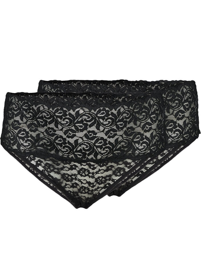 2er Pack Panties, Black, Packshot image number 0