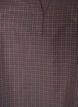 Karierte Bluse mit V-Ausschnitt und 3/4-&Auml;rmeln, Braun, Packshot image number 2