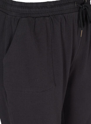 Baumwollsweatpants mit Taschen, Black, Packshot image number 3