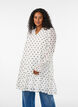 Kleid aus Viskose mit R&uuml;schen und transparenten &Auml;rmeln, Wei&szlig;, Model image number 0