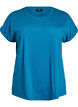 Kurz&auml;rmeliges T-Shirt aus einer Baumwollmischung, Petrol, Packshot image number 0