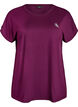 Einfarbiges Trainings-T-Shirt, Lila, Packshot image number 0