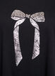 T-Shirt mit Print, Schwarz, Packshot image number 2