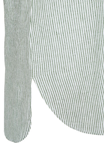 Langes Hemd mit kurzen Ärmeln, Black Forest Stripe, Packshot image number 3