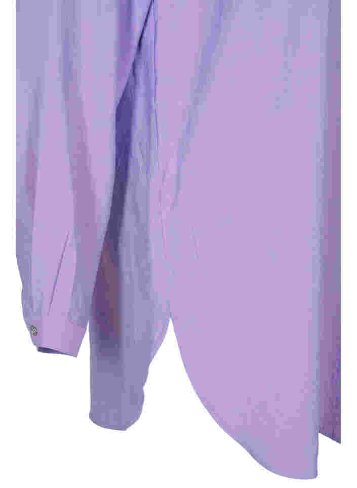 Langes Hemd aus Viskosemischung, Bougainvillea, Packshot image number 3