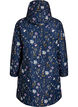 Gepolsterte Winterjacke mit Blumenprint, Blau, Packshot image number 1