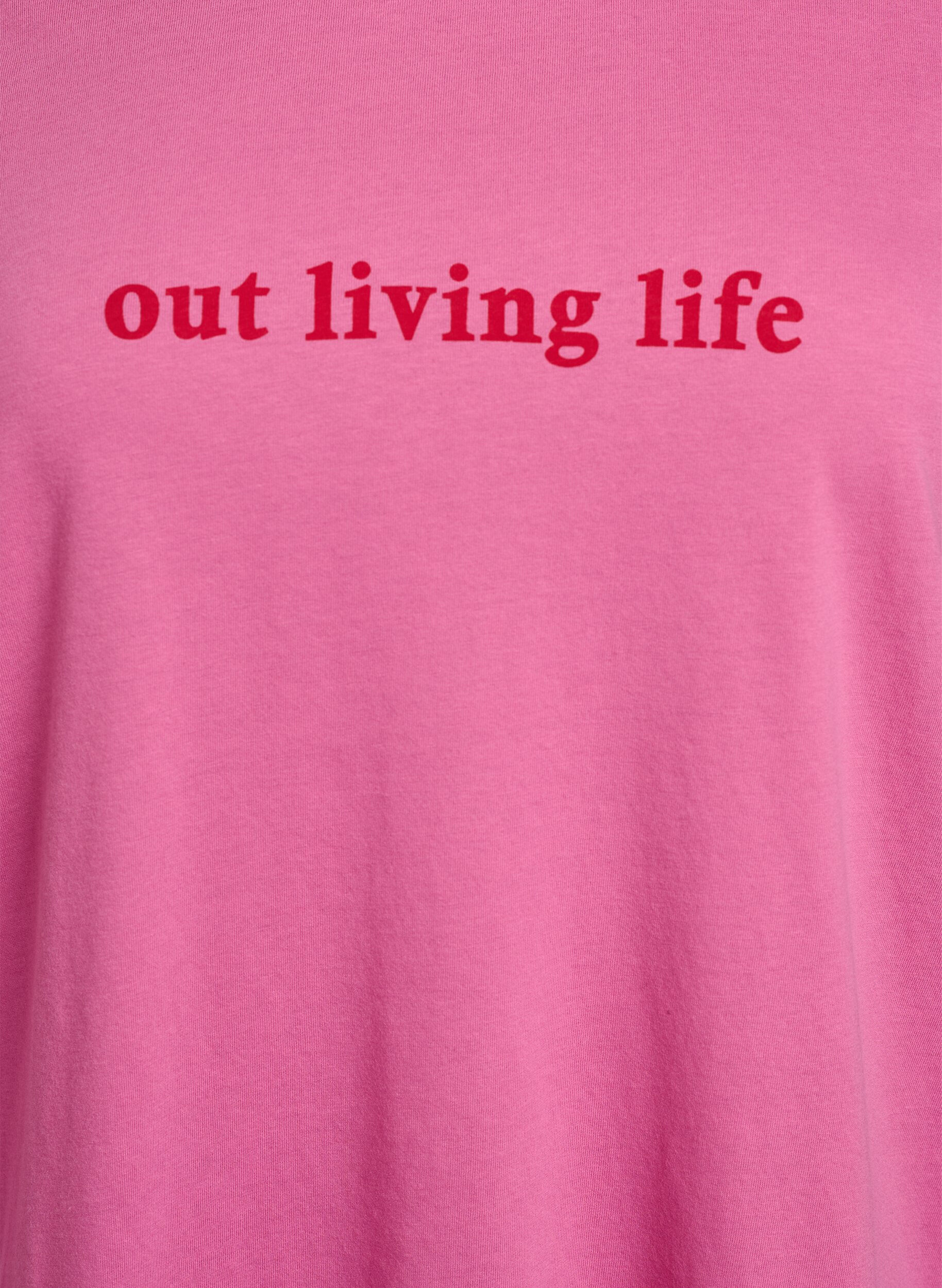 ZizziT-Shirt mit Print, Pink, Packshot image number 2