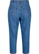 Mille Mom Fit Jeans mit Stickerei, Blau, Packshot image number 1