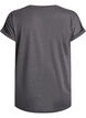 Kurz&auml;rmeliges T-Shirt aus Baumwollmischgewebe, Grau, Packshot image number 1