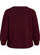 Strickjacke mit Bl&uuml;tendetail, Dunkles Bordeaux, Packshot image number 1