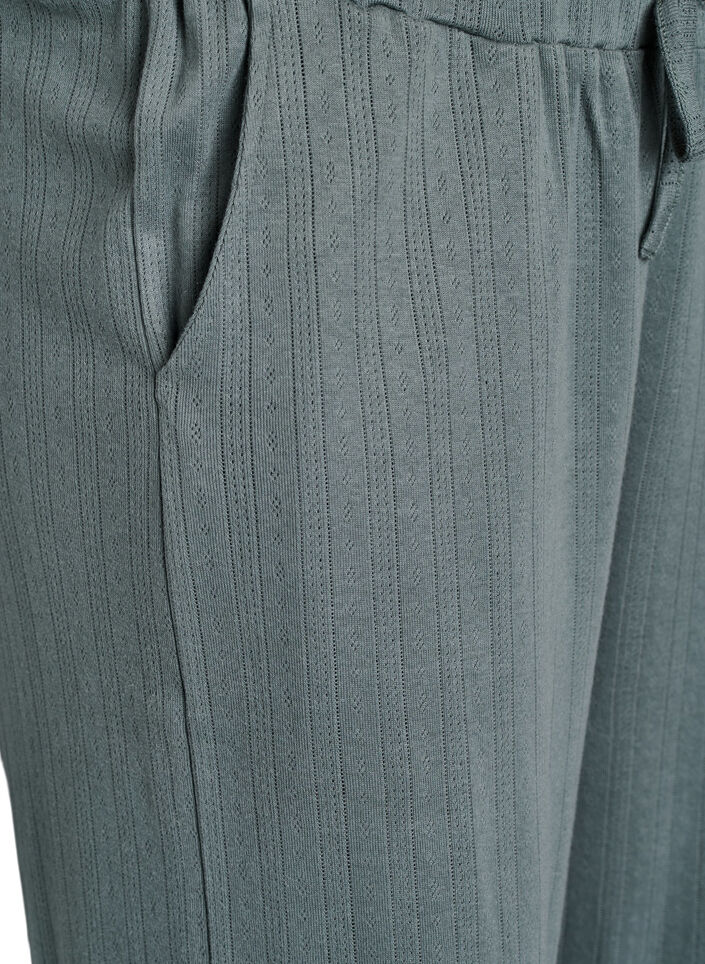 Nachthose aus Baumwolle, Grün, Packshot image number 2