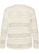 Bluse aus Spitze mit langen &Auml;rmeln, Vanille, Packshot image number 1