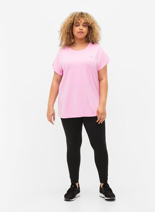 Kurzärmeliges Trainings-T-Shirt, Pastel Lavender, Model image number 2